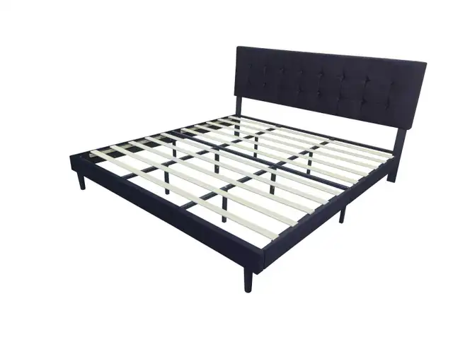 queen size bedframe available for sale  in Beds & Mattresses in Vancouver - Image 2