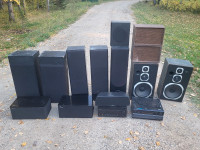 Huge lot of speakers , entertainment system , home theater 