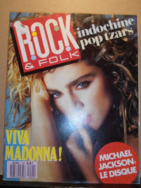 Rock & Folk magazine 1987 Madonna cover