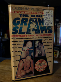 WWF WWE Grand Slams VHS CLAMSHELL Wrestling Video Booth 264