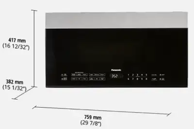 Panasonic Genius Over-the-Range Microwave Oven -Great Condition!, View more