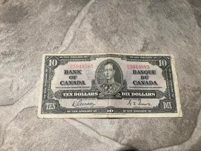 Découvrez ces pièces d'histoire canadienne avec ces billets de collection, incluant un billet de 10$...