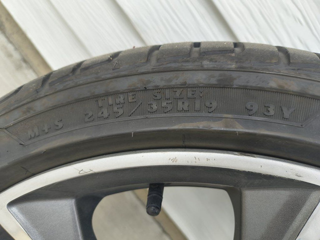 Full set Audi S4 Wheels19x8.5 ET40 on 235/45R19 tires in Tires & Rims in City of Toronto - Image 2