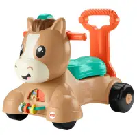 BNIB Fisher-Price Walk Bounce and Ride Pony - English and French