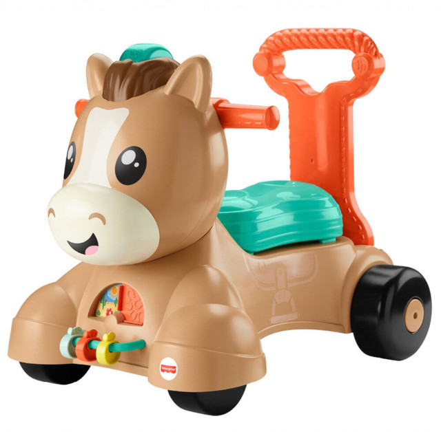 BNIB Fisher-Price Walk Bounce and Ride Pony - English and French in Toys in Markham / York Region