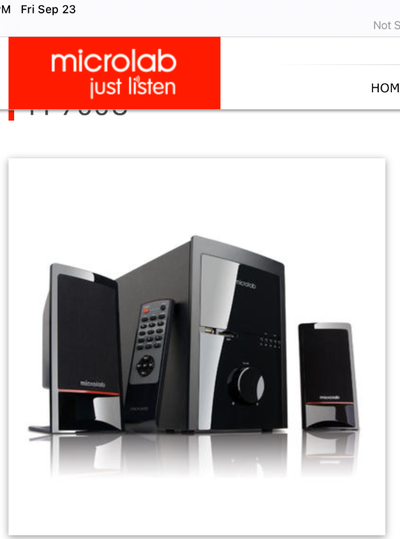 MICROLAB M700U MULTIMEDIA SYSTEM…WITH USB/SD CARD SLOT…, View more