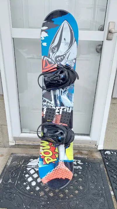 Firefly 130cm snowboard with bindings, View more