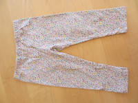 Leggings fleuris taille 18 mois (C218)