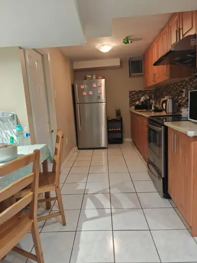 2 plus den  2 bathroom basement for rent