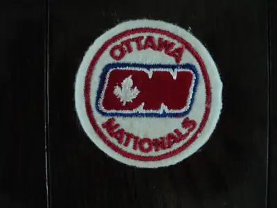 WHA Ottawa Nationals Patch early 70's, View more