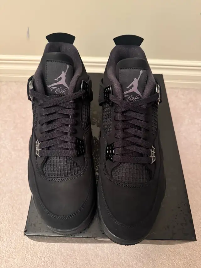 Jordan 4 Black Cat - Multiple Sizes in Men's Shoes in Calgary - Image 3