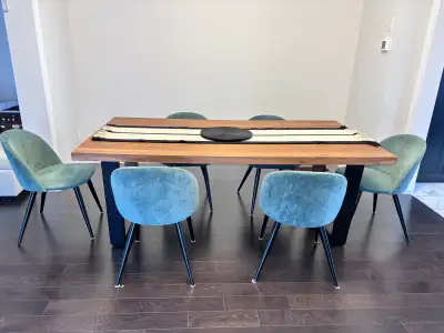 Dining Table with 6 Chairs, View more