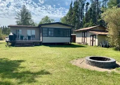 Thank you for your interest in our cabin! It is located in the Clearwater Lake Provincial Park, on t...