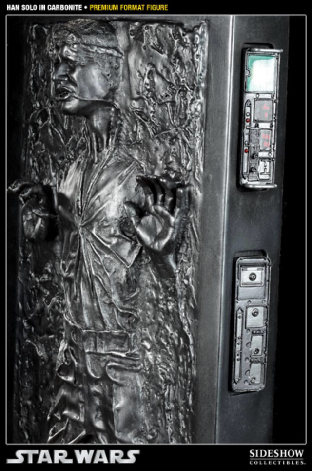 Star Wars Sideshow Han Solo in Carbonite in Arts & Collectibles in Calgary - Image 4