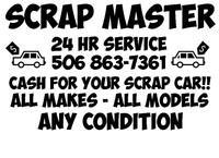 CALL US! 24/7 SCRAP CAR BUYER.FREE SCRAP METAL/APPLIANCE PICKUP