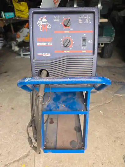 MIG welder and welding cart, View more
