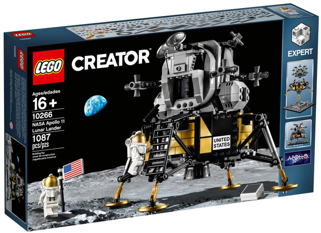 LEGO CREATOR EXPERT 10266 NASA APOLLO 11 LUNAR LANDER NEW SEALED in Toys & Games in Edmonton