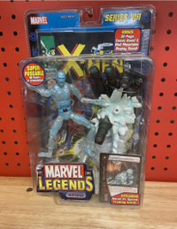 Marvel Legends Iceman and Diamond select Deadpool