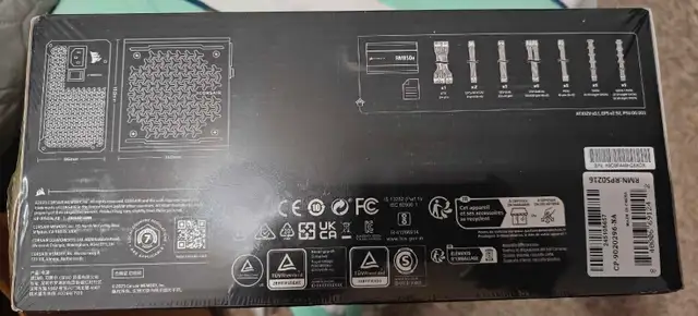 Corsair RMe Series RM850e BNIB PCIE 5.1 ATX 3.1 GOLD 80+62854393211393122