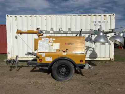2011 TEREX Light Tower Trailer Year: 2011 Hours: 9919 20KW / 20 KVA Single Phase 120V / 240V Enclose...