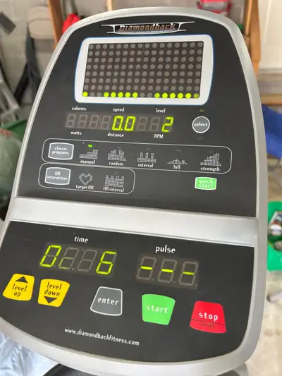 Diamondback Elliptical Cardio Machine, View more