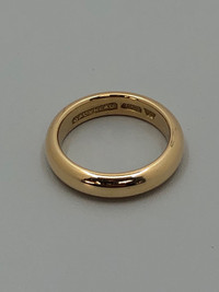 Jonc 14k TI FA NNY Gold band 5.78 grammes taille 5 1/4 US en or 