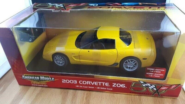 1:18 2003 CORVETTE Z06 BY AMERICAN MUSCLE in Toys & Games in City of Toronto