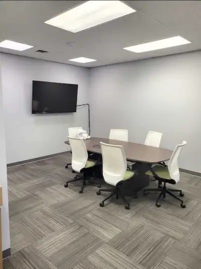 Boardroom table and chairs, View more