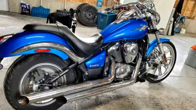 Kawi VN900 Vulcan Custom with 12340kms Year 2007. Low usage.