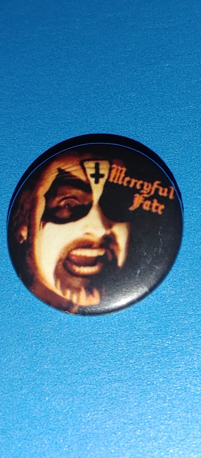 MERCYFUL FATE - HEAVY METAL - BUTTON PIN - BOOTH #226, View more