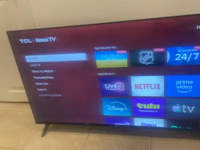 Barely Used 40” TCL Roku Smart TV – Like New Condition!, View more