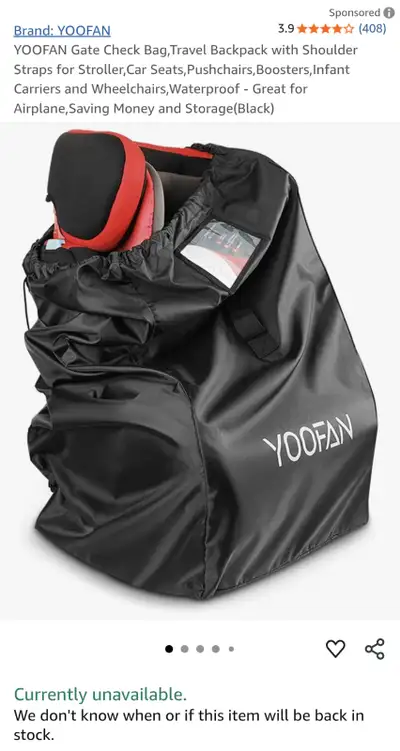 Car Seat Carrier - Carry Your Car Seat Like a Backpack , View more