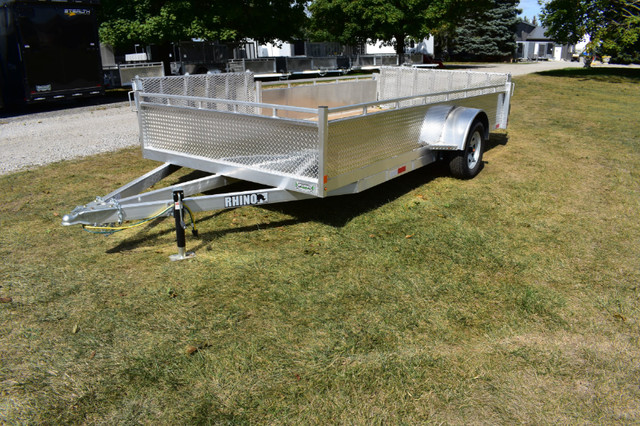 7' X 14' ENBECK ALUMINUM UTILITY TRAILER W/ ALUMINUM in Cargo & Utility Trailers in Cambridge