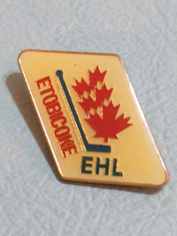1986 dated MTHL Etobicoke Canadians hockey pin