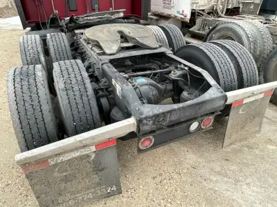 Low mileage 2023 Peterbilt Low Air Leaf tandem suspension. Frame length can be cut to your preferenc...