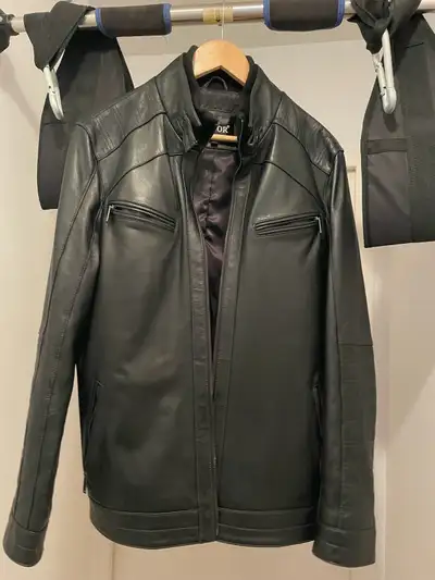 Men’s leather jacket , View more