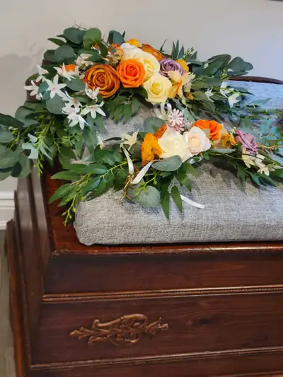 Boho Artifical Flowers Bouquets for wedding arch .wrap included, View more