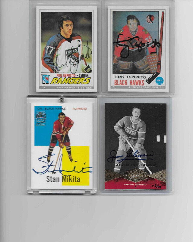 NHL HOCKEY AUTOGRAPHS - STARS, ROOKIES, VETERANS in Arts & Collectibles in Ottawa