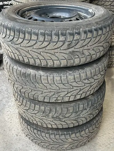 Off a Hyundai Elantra Size: 195/65R15 Center Bore / Hub Bore: 67.1 mm Bolt Pattern (PCD): 5x114.3 Ti...