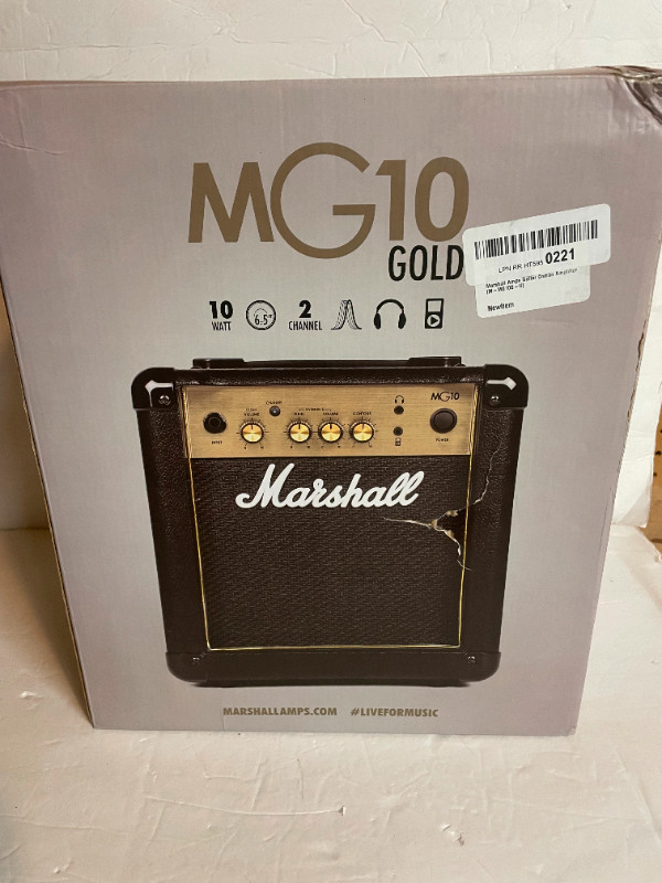 *NEW* Mini Marshal MG10G Guitar Amp in Amps & Pedals in Markham / York Region - Image 2