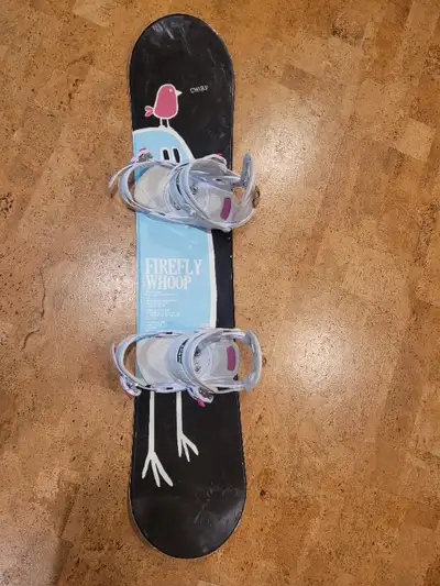 Firefly whoop 130cm Snowboard with Firefly bindings, View more