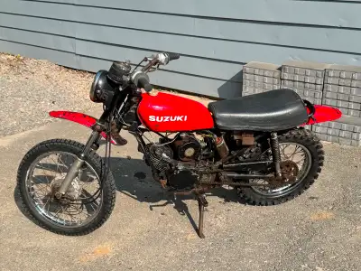 Rare Suzuki TS75 Mini-Enduro. Starts and runs like a champ! - Carb and jets cleaned - Replaced idle...