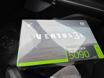 Selling a used, adult-owned MSI GeForce RTX 5090 Ventus 3X OC (32GB GDDR7). Runs absolute circles ar...