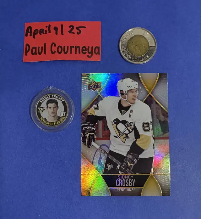 Sidney Crosby 2005 Merrick Mint NHL Colour  Coin & Hockey Card  in Arts & Collectibles in City of Toronto - Image 2