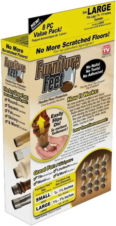 8 Original Furniture Feet Floor Large Protector Pads, View more