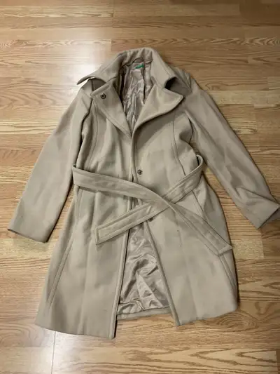 United Colors of Benetton Wool Coat Size 8-10 / 44 - $65, View more