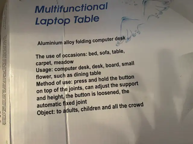 Multifunctional Laptop Table in Desks in Ottawa - Image 3