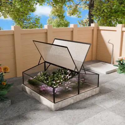 $60 YMX-03 Raised bed Greenhouse 107 x 109 x 40.5 cm, View more