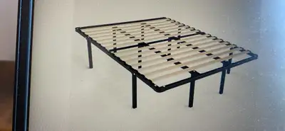 Queen sized bed and mattress, View more