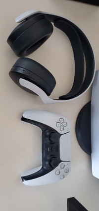 PS5 Console with 3D Pulse Headset